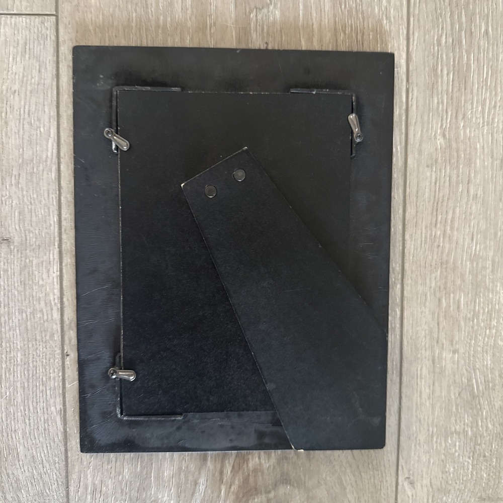 Green Marbled Enamel Art Deco Style‎ Frame with Rhinestone Accents 5x7 - Picture 6 of 6